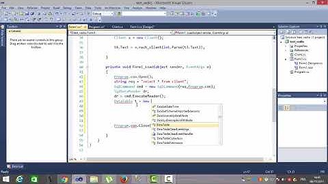 Ado.net mode connecté  les boutons de déplacements