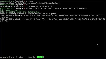 Split one FLAC / APE / WAV / WV image file to several in GNU/Linux