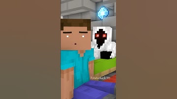 How To Scare Herobrine And Entity 303 #shorts #minecraft