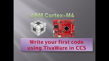Write your first code in CCS using tivaware for Tivac Launchpad
