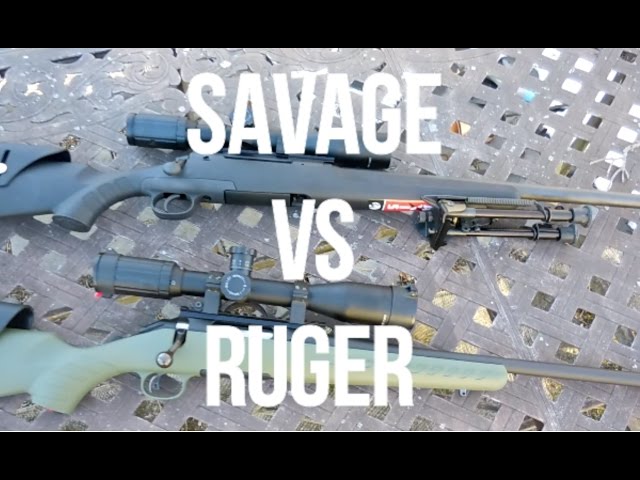 Savage Axis VS Ruger American Predator (Long Range Budget Winner?) (HD)
