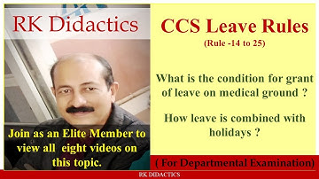 Leave  Rules, Part-2