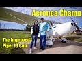 Aeronca champ an improvement on the piper j3 cub