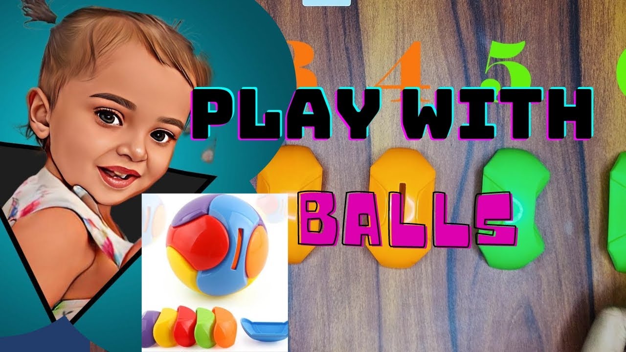 How to put together a puzzle ball, Puzzle Ball Chocolate Toy, 6 Piece