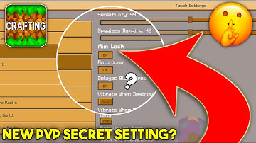5 Secret PvP Settings For Crafting and Building | Crafting and Building PvP Settings