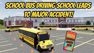 Greenville, Wisc Roblox l School Bus Driving School ACCIDENT Roleplay screenshot 4