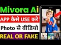 mivora ai app kaise use kare | mivora ai video maker app | how to use mivora ai app