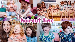 HAIRCUTS FOR THE BOYS | Mum of 9 w/ Twins & Triplets