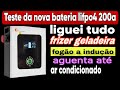 PROMOÇÃO BAIXOU O PREÇO É EU COMPREI BATERIA LIFPO4 200A CHUMBO ÁCIDO NUNCA MAIS