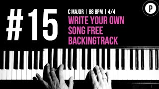 Video thumbnail of "#15 Write Your Own Song Free Backingtrack"