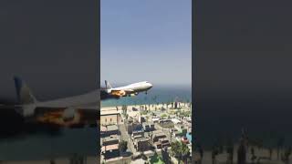 Thai Plane Extremely Hard loading 2 engine caught GTA 5 Shortfleed