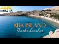 Krk island   baska stara baska beaches zala beach oprna bay vela baska beach