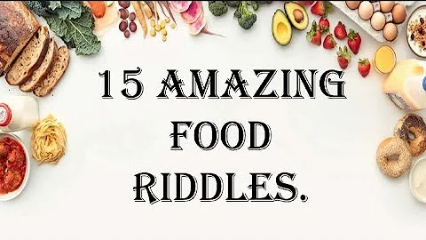 15 Amazing food riddles || riddles || fruits and vegetables ||