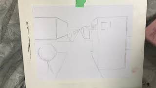 One Point Perspective, Part 2 (Junior Class)