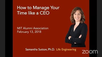 Career Lunch & Learn: Managing Your Time Like a CEO