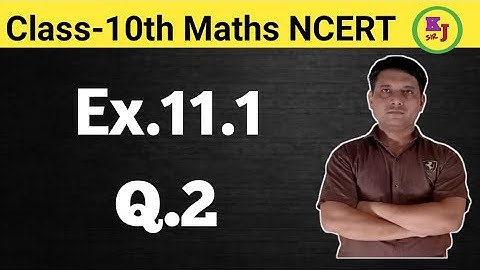 Exercise 11.1, Q.2 | Chapter-11 Construction |Class 10th Maths NCERT