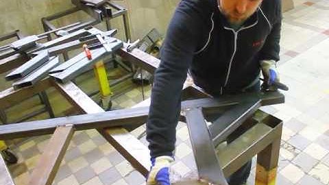 DIY CNC steel router build part 1, side structures.