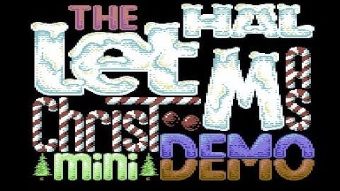 C64 Demo : The lethal christmas mini demo by Bonzai! 22 December 2024!