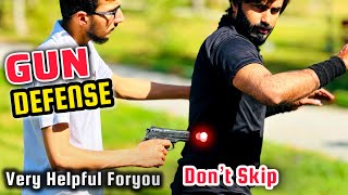 SELF DEFENCE AGAINST GUN | Raja Tayyab | How to Defend Yourself Against A Pistol 🔫