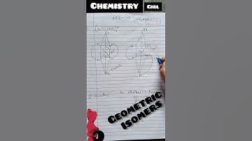 #Cis-90° & #Trans-180° #Geometric #Isomers #Coordination #compound @chemistrygirl9215 #BAma