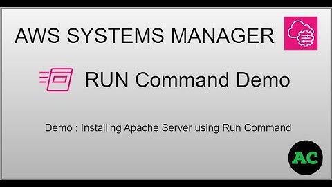 AWS Systems Manager Run Command Demo