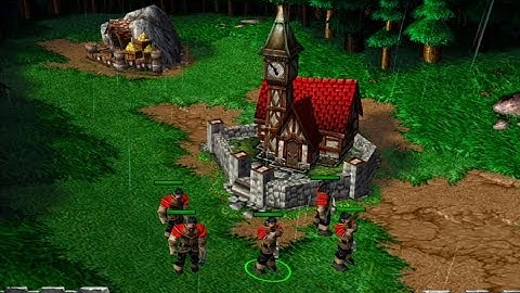 Warcraft 3 Only 5 Worker vs insane Computer (Human) Full Gameplay