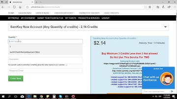 Samkey Read Codes - How buy 3 credits? (Cómo comprar 3 créditos)