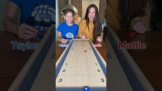 Shuffleboard challenge! #familygamenight #familyfun