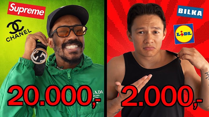 20.000 kr VS 2.000 kr OUTFIT CHALLENGE!