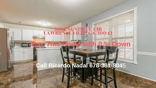 3292 Sentinel Cir Lawrenceville GA 30043**BUY THIS HOME WITH NO DOWN/RICARDO NADAL 678-381-8045