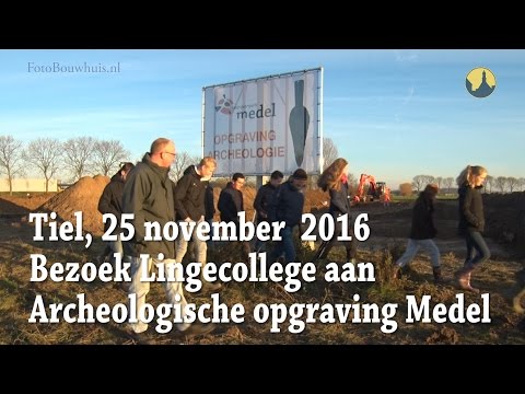 20161125 Tiel Medel Opgraving bezoek RSG Lingecollege