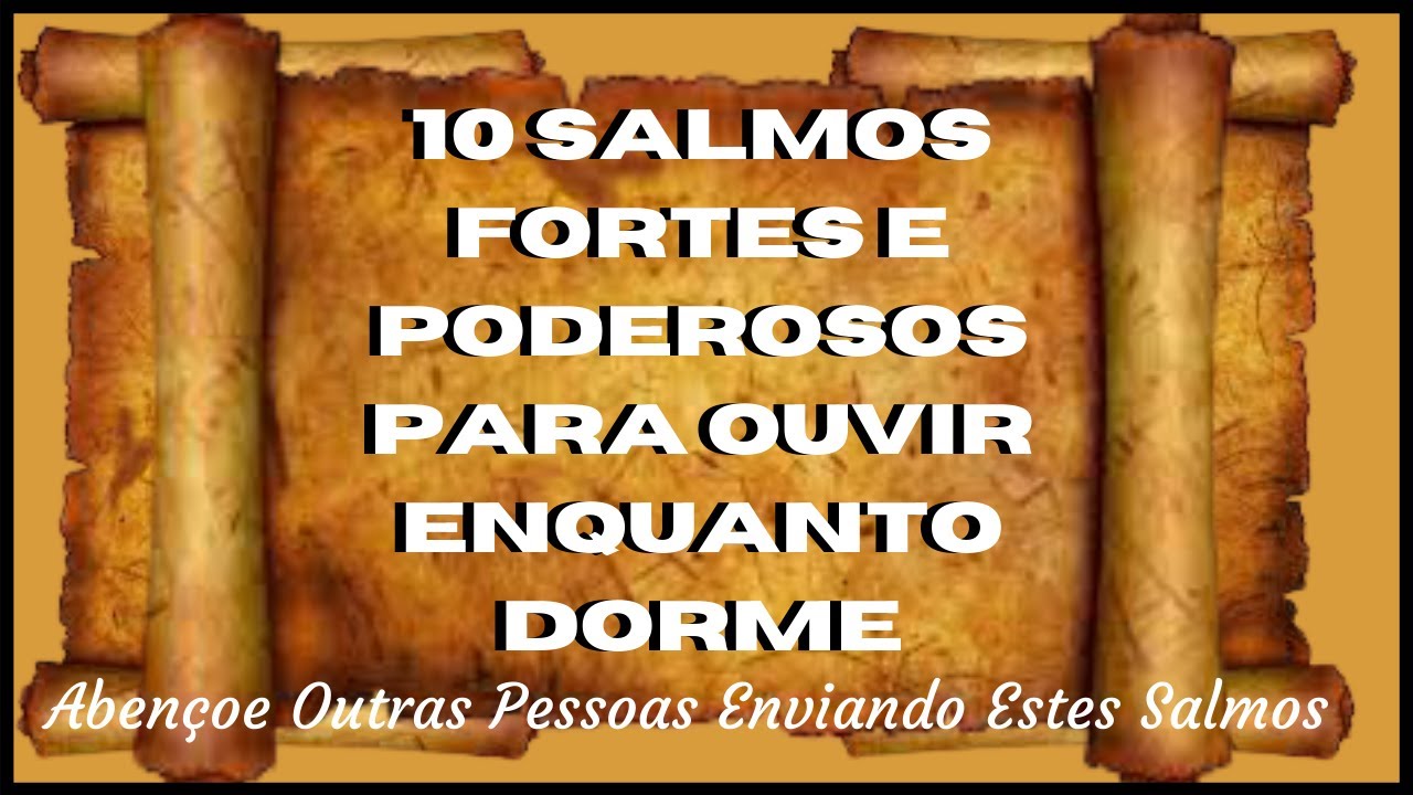 🔴10 Salmos Fortes e Poderosos Do Mundo Para Ouvir Enquanto Dorme - YouTube