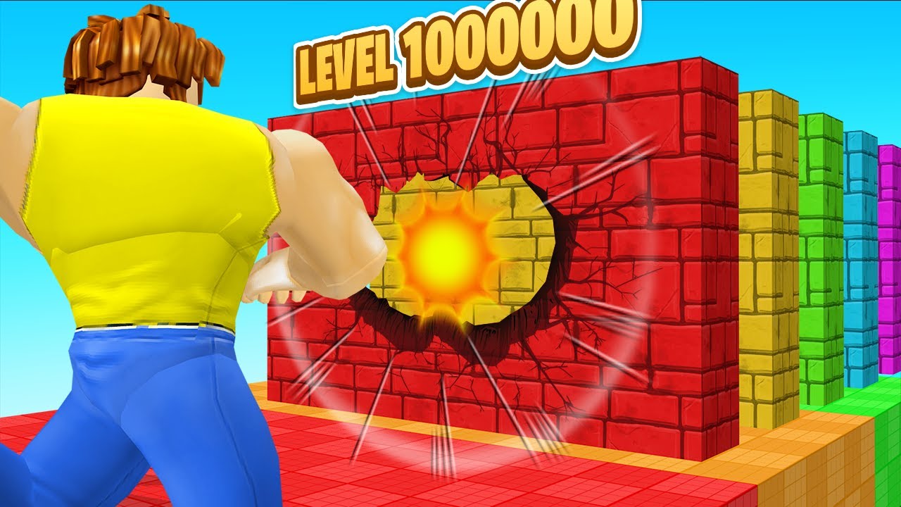 PUNCH Through WALLS Simulator Roblox YouTube