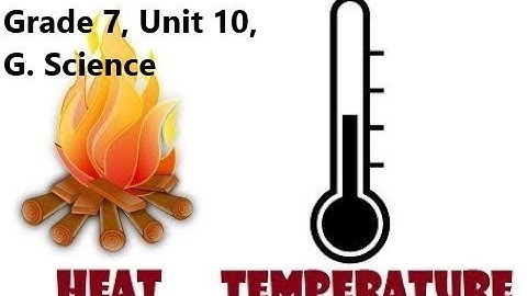 Class 7th G.Sci Unit 10 Heat and temperature Exercise Short Q/A