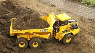 RC Dump Trucks at work - Intermodellbau Dortmund