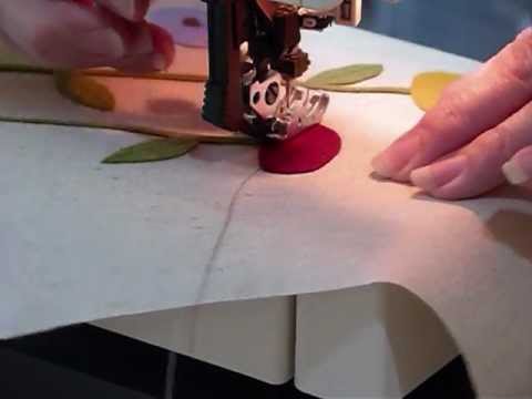 How to fuse wool to cotton/linen fabric for applique - Quilting Tips & Techniques 090