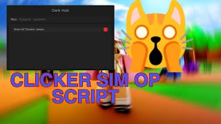 [UPD] ⚡Clicker Simulator! Op Script - Auto Farm | Teleport | Inf Jump