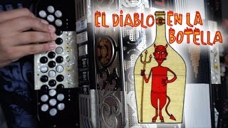 el diablo en una botella acordeon (Con adornos)