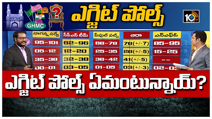 ఎగ్జిట్ పోల్స్ ఏమంటున్నాయ్?: Special Report On GHMC Election Exit Polls I 10TV News