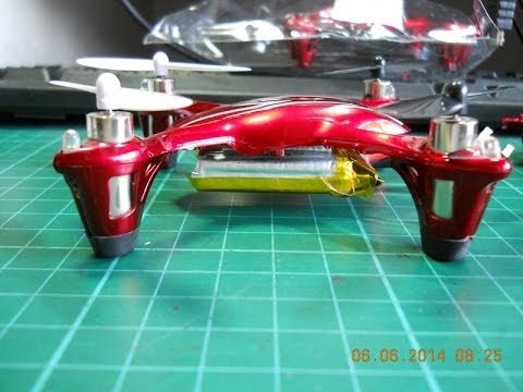Hubsan x4 with CG022 props Doovi