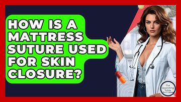 How Is A Mattress Suture Used For Skin Closure? - The Operating Table