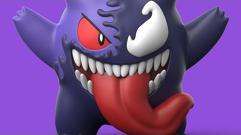 3d printed Venomized Gengar