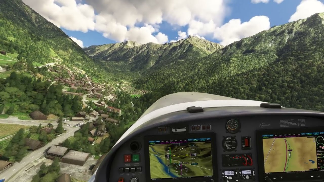 Lodrino-San Bernardino-Montebello Castle-Locarno | JMB Aircraft VL-3 | Microsoft Flight Simulator