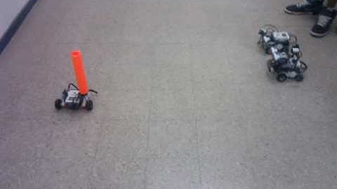 Lego Mindstorms NXT, Java leJOS NXJ; Jungle King project: A basic hunter running