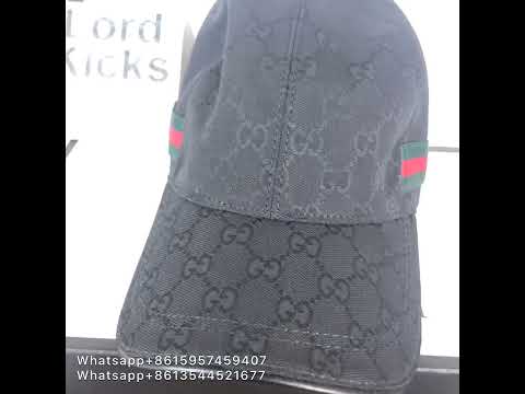 Authentic Vs Replica Gucci GG canvas Cap - How To Spot A Fake Gucci Hat 