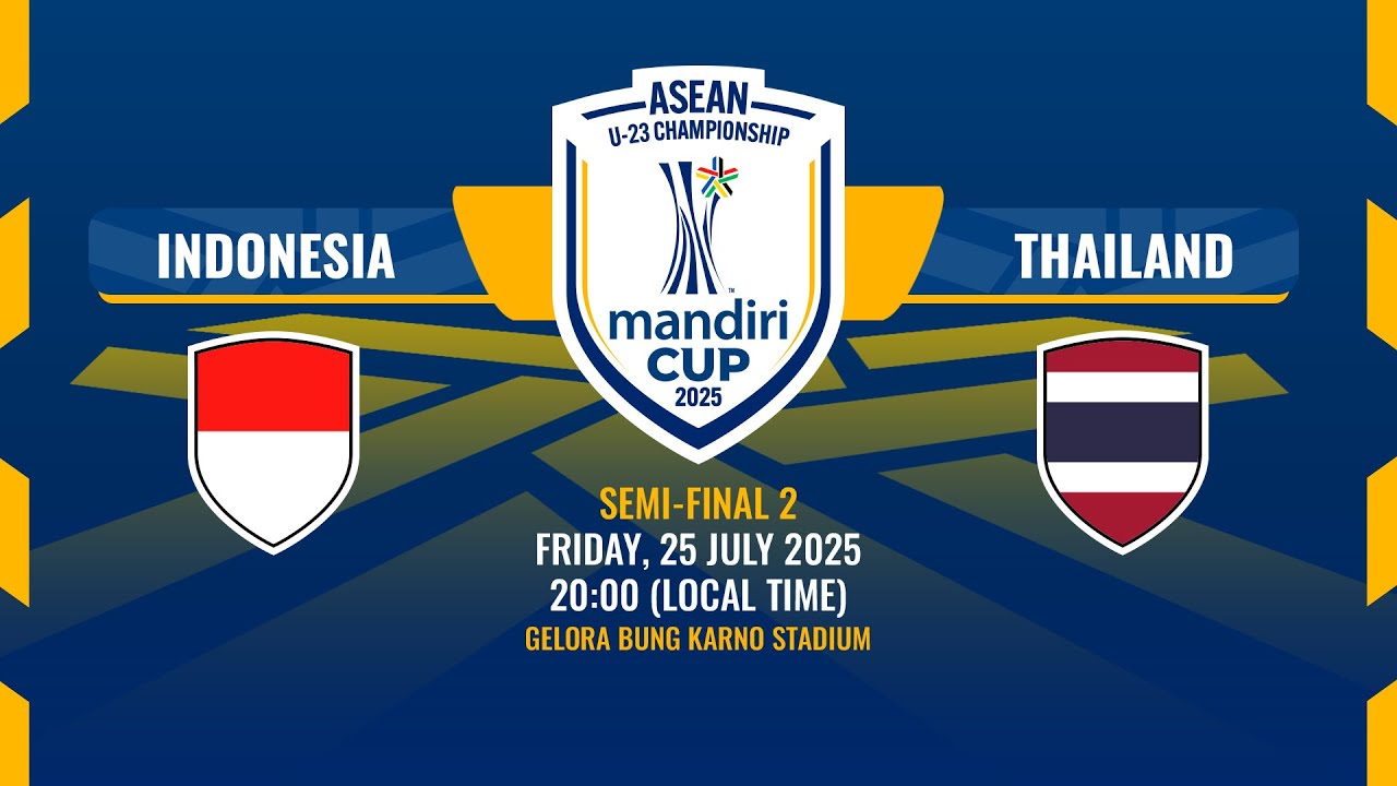 LIVE | Indonesia vs Thailand | #MandiriCup2025