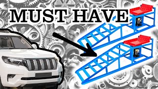 Hydraulic Ramps Set up and Review! Truck Ramp