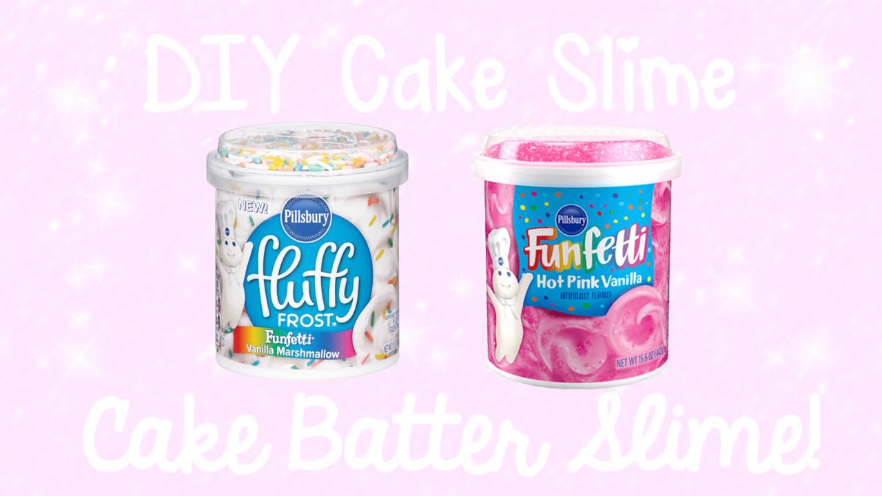 Cake Batter Slime Tutorial! YouTube