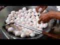 Thai Food - GIANT FRIED DUCK EGGS Aoywaan Bangkok Thailand