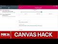 FULL VIDEO: Tech expert discusses Canvas hack with FOX 26